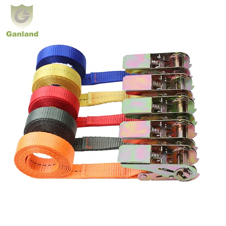 Customizable Length Australia Standard For Transportation Ratchet Lashing Strap Straps Tie Down 3m Ratchet Tie Down Straps