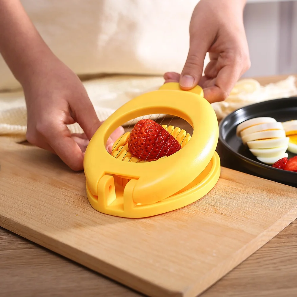 factory custom multipurpose kitchen fruit vegetable stainless steel wire boiled egg slicer section cutter