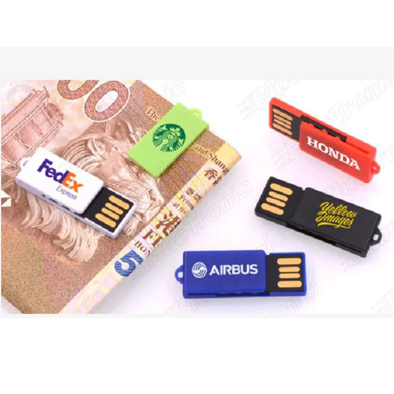 Custom logo hot sell OEM plastic case usb flash drive chain paper clip usb for high quality logo