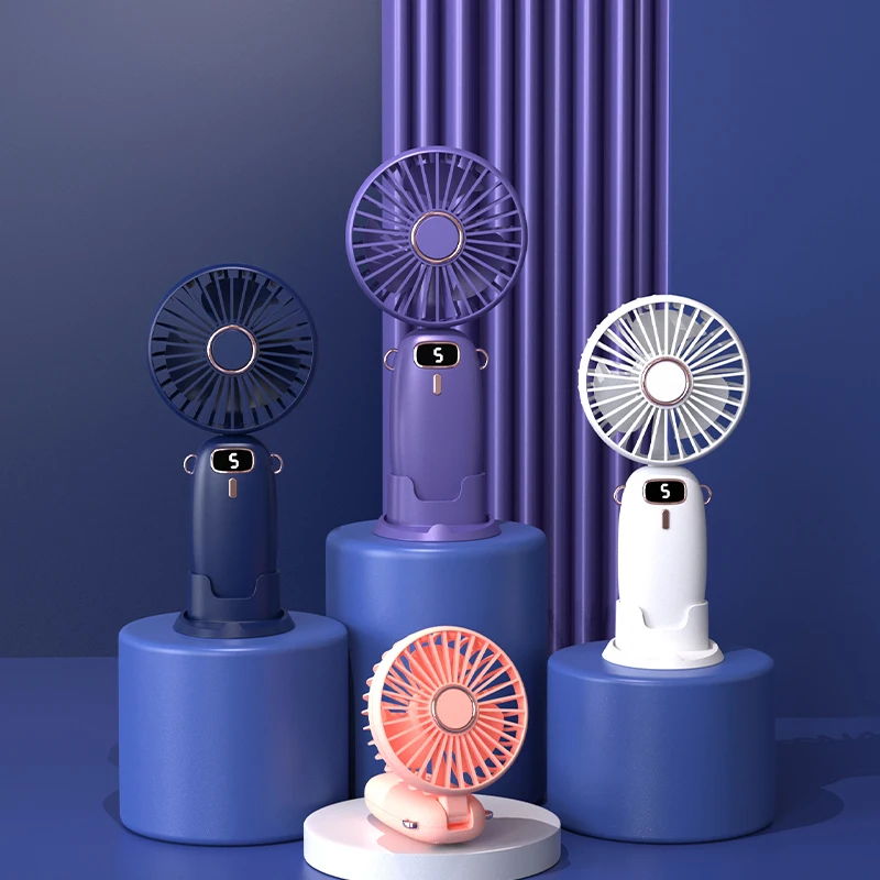 Hot Selling Outdoor Folding Usb Handy Pocket Foldable Fans Mini Handheld Fans Portable Small Rechargeable Battery Mini Fan