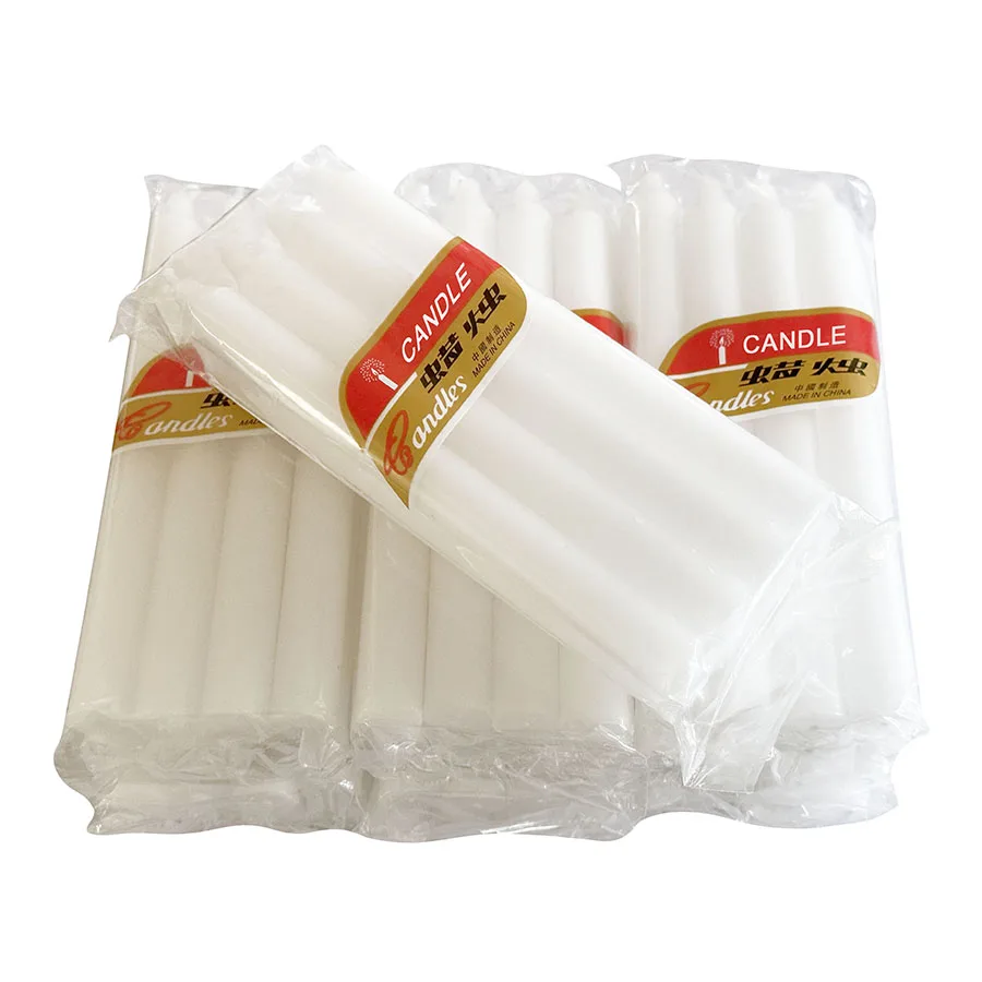 Paraffin Wax 8pcs x 30bag 38g Decorative Candle white household white plain candles