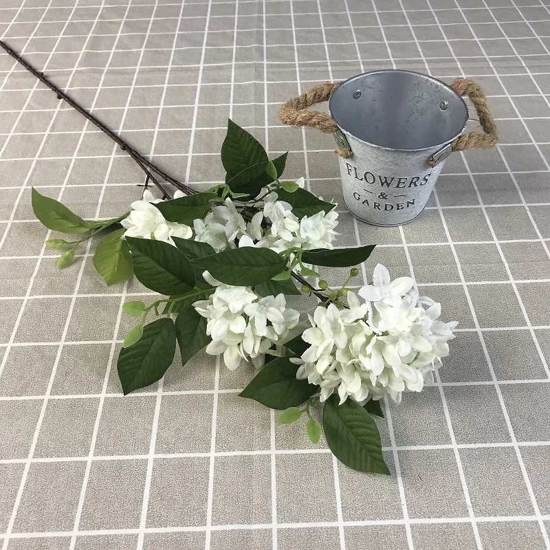 Wedding Flowers Silk Artificial Purple Lilac Flowers Latex Single Stem 78cm Long Artificial Lilac Flowers