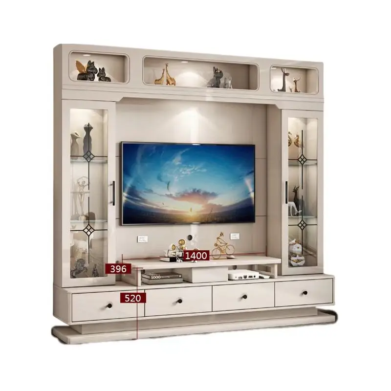 2025 Popular Design Home Furniture Modern Style Living room Wooden Storage TV Cabinet