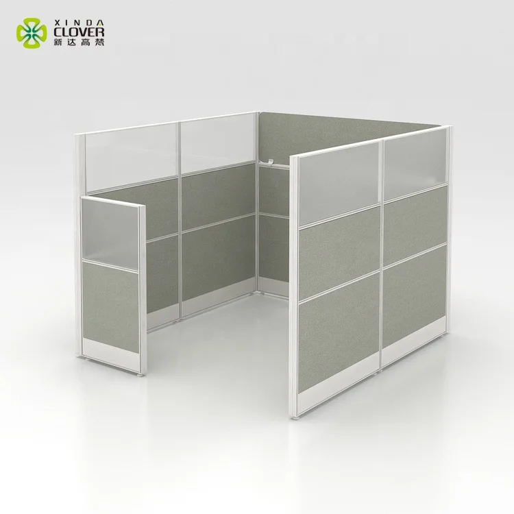 Wholesale Small Office Cubicle Design Office Partition System Aluminium Modern Office Divider Panels