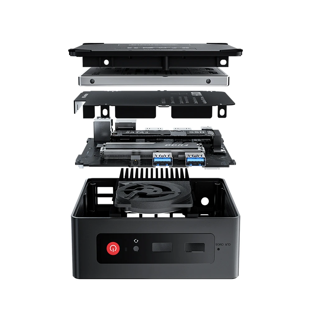 newest arrival GK35 pro Mini Pc j4125 8gb 128gb fanless Win10 mini pc gk