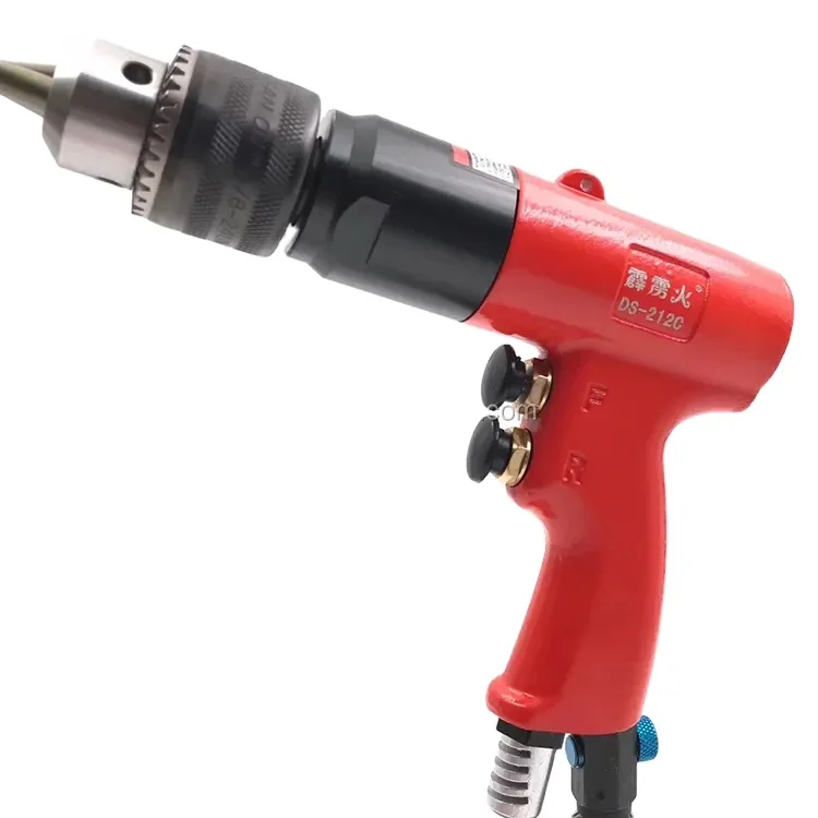 DS-212 700rpm 1.5-13mm Chuck Size speed Pneumatic Gun Drill Forward and Reverse  Air Drill Tools pneumatic air Hand drill