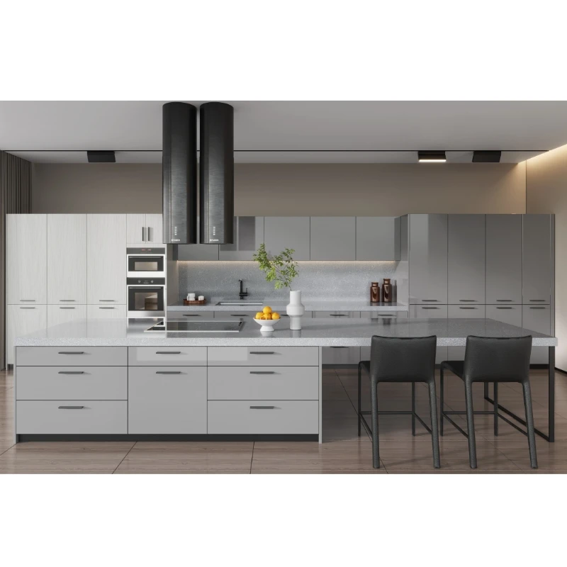 OPPEIN Matte Light Grey RTA Kitchen Cabinets for Sale
