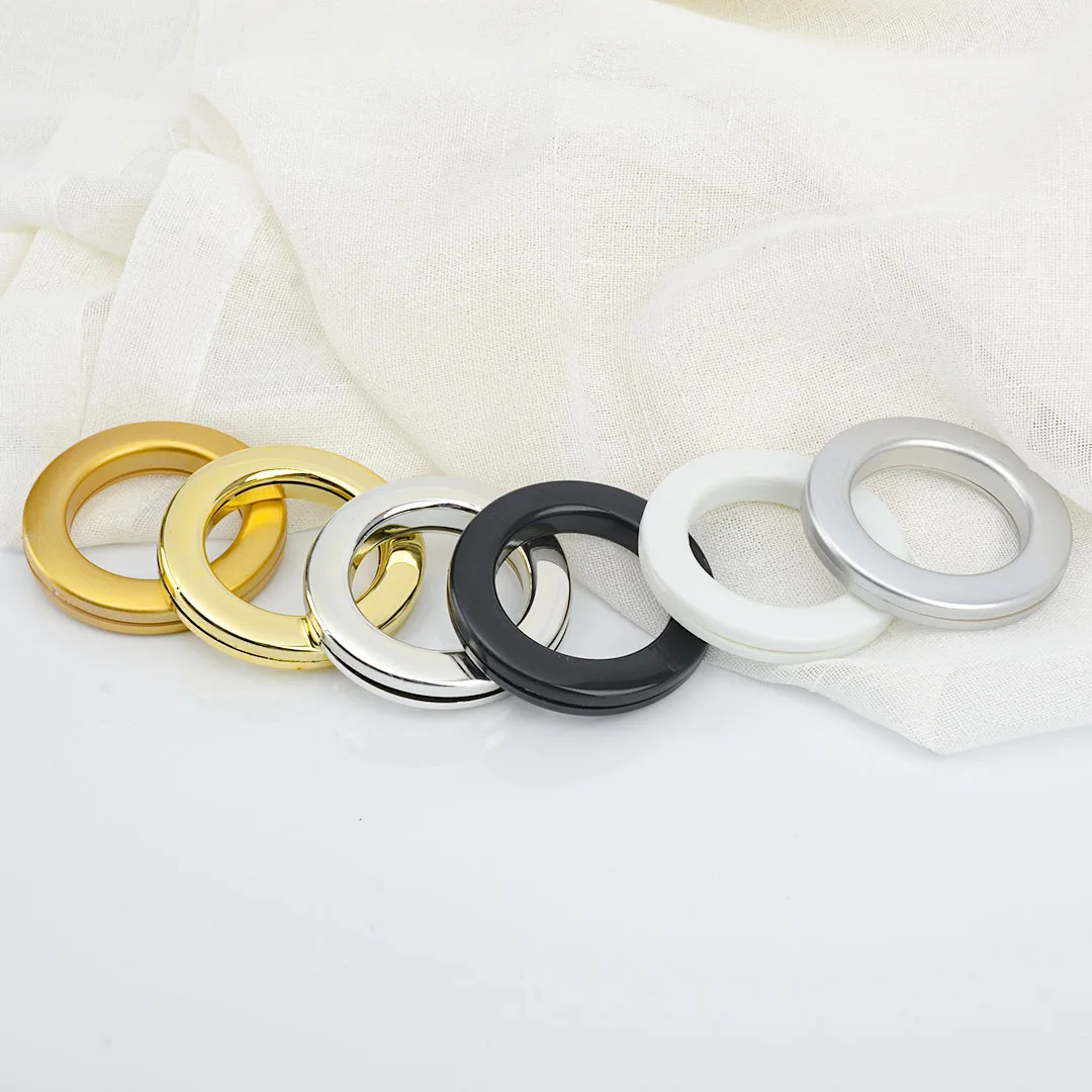 Wholesale colorful wear durable plastic curtain ring eyelet curtain rods wholesale drapery hardware curtain ring eyelet