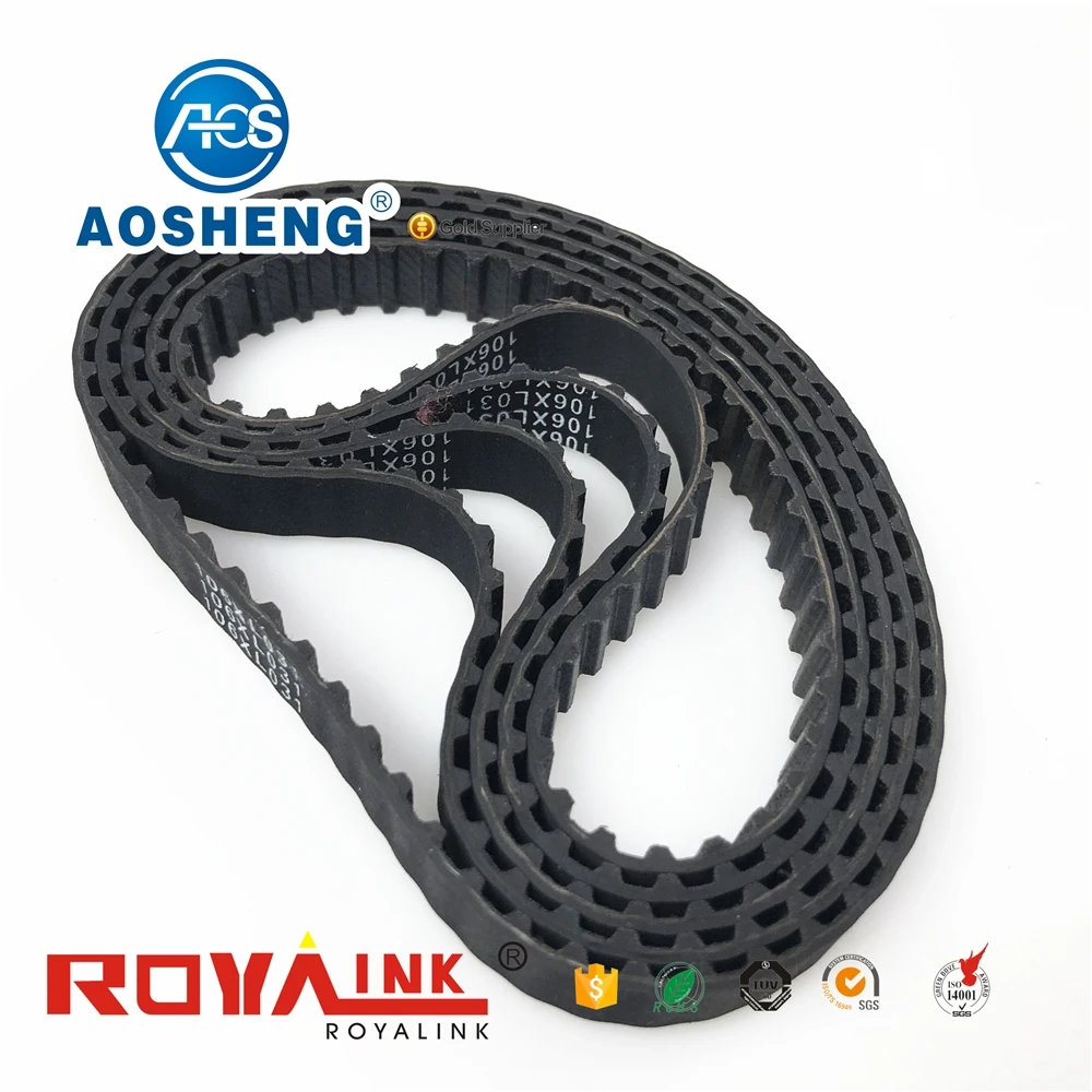 110XL size 55 teeth Pitch STEPPER engine rubber timing gear belt