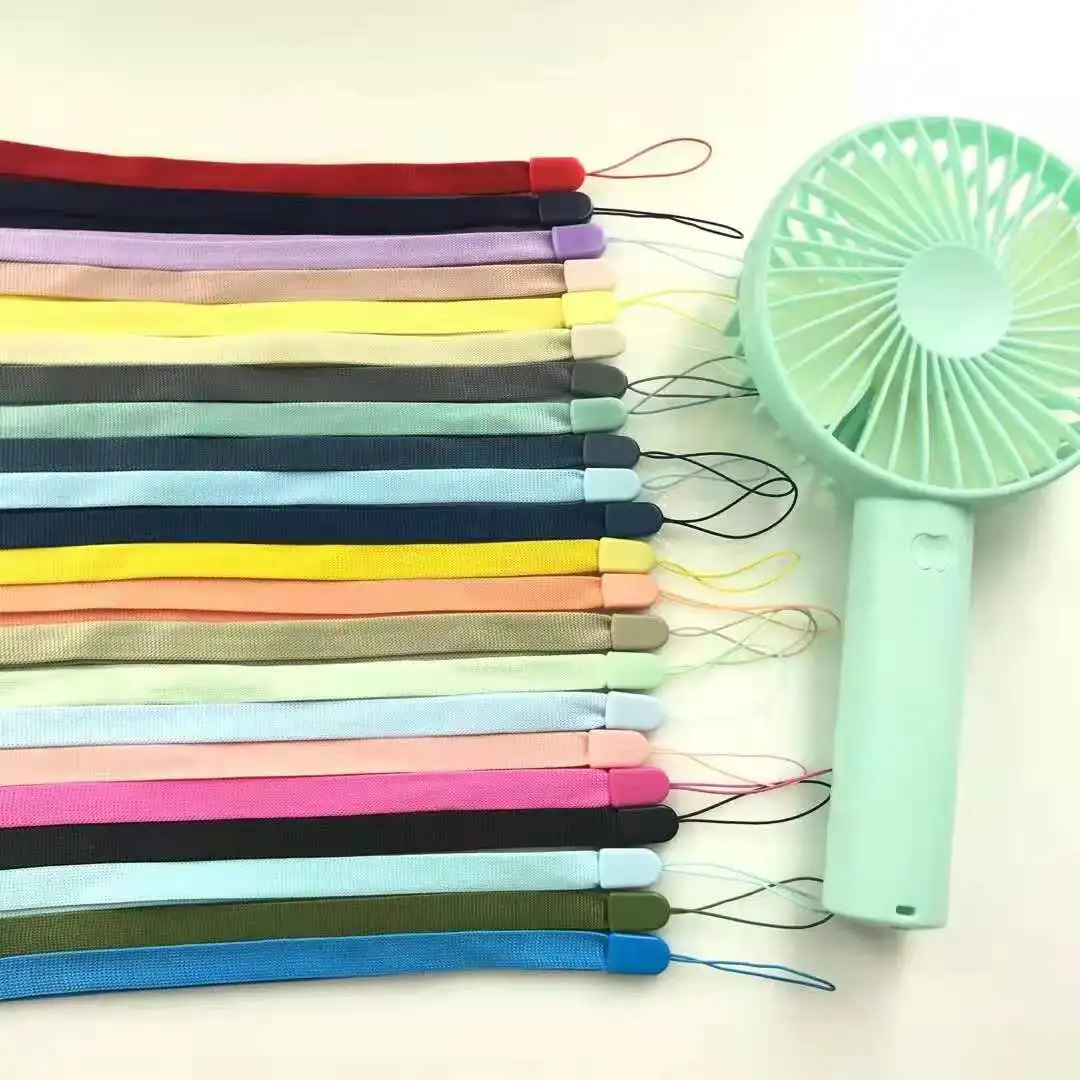 
Factory short protective mobile phone polyester wrist lanyard pine rope strap for USB/Flash/Camera/Mini Fan accessories 