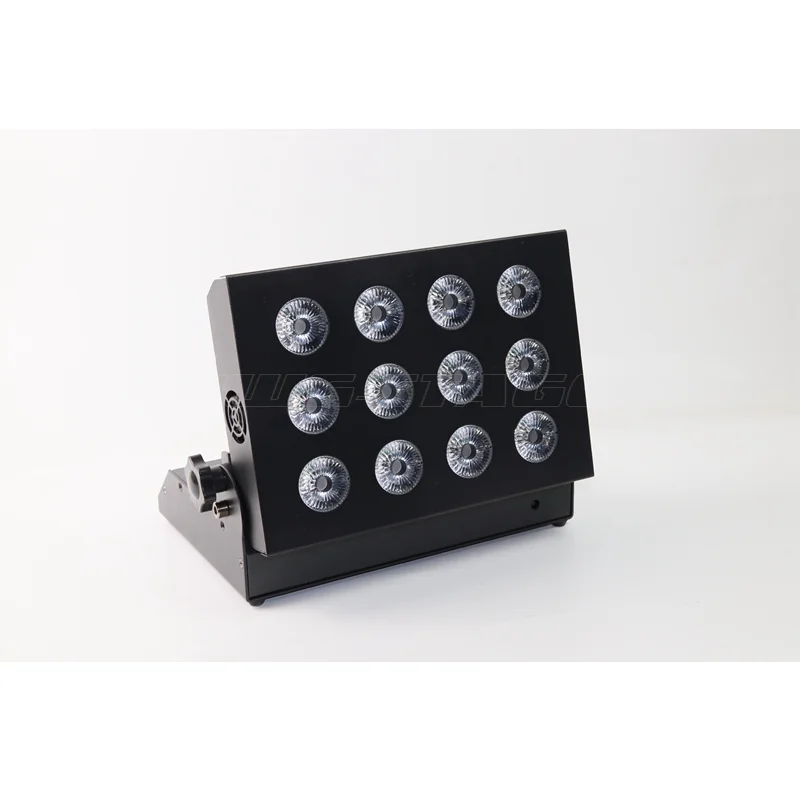 Ava Foldable 12x18W Battery-Powered LED Par Can Uplight with Wireless DMX 512 Control, RGBW UV 6-in-1 Wash for Wedding