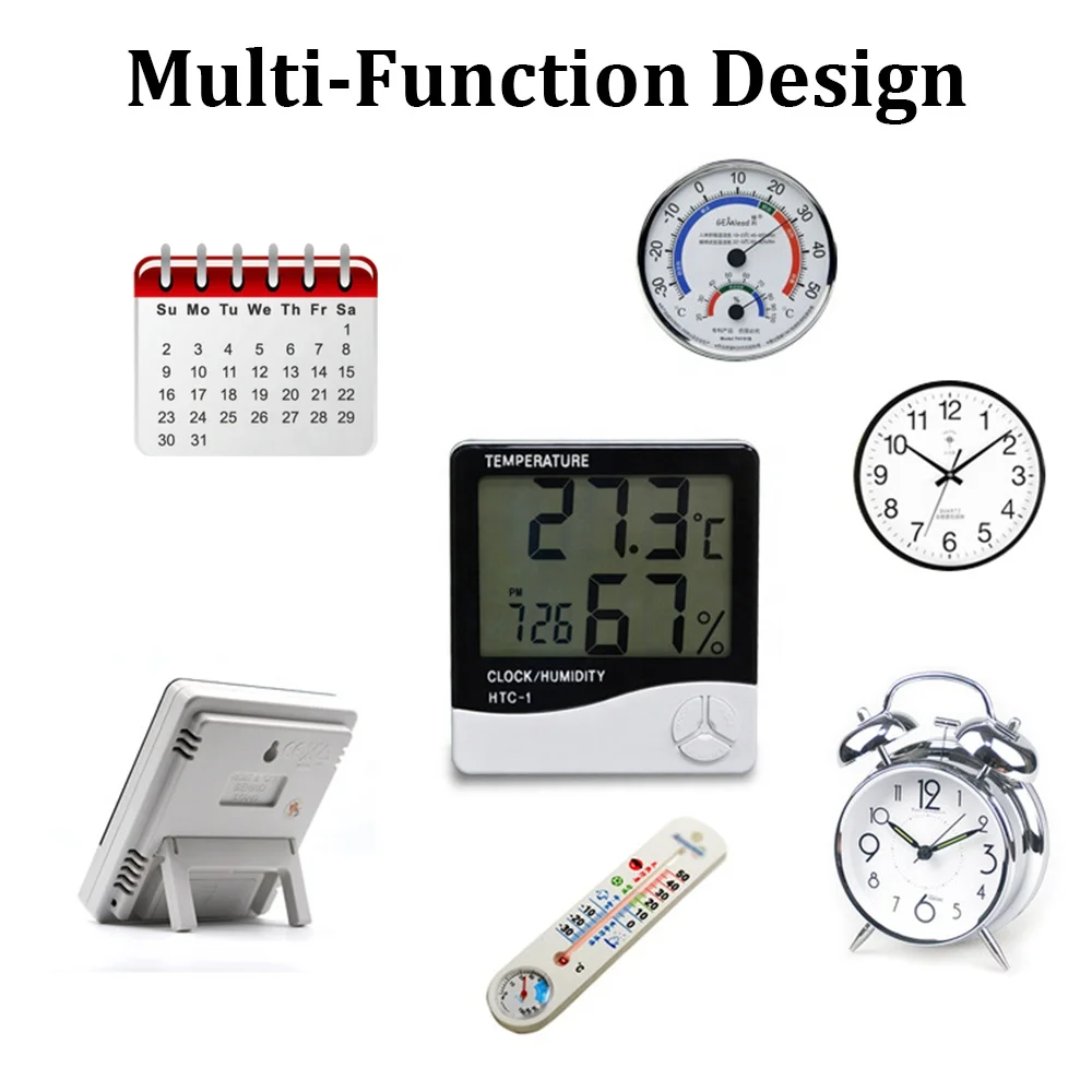 Hot Selling Indoor LCD Electronic Digital Hygrometer Thermometer Temperature Humidity Meter