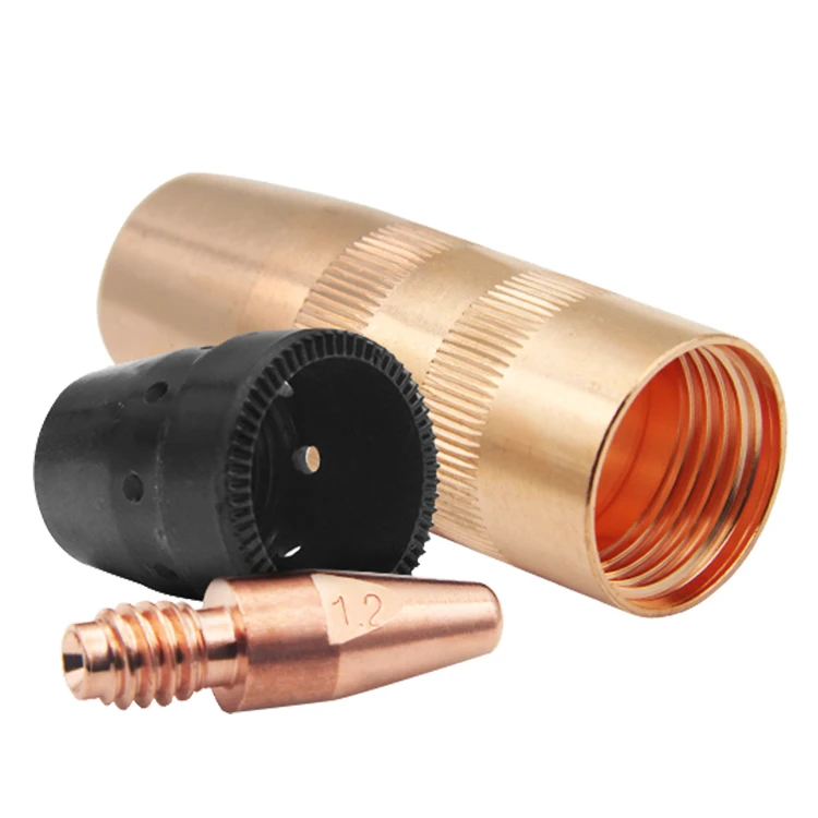 Fronius MTB400i 42,0001,4050 42,0405,0854 42,0001,4037 Robot Copper MIG Welding Spare Parts Gas Nozzle For MIG Welding Torch