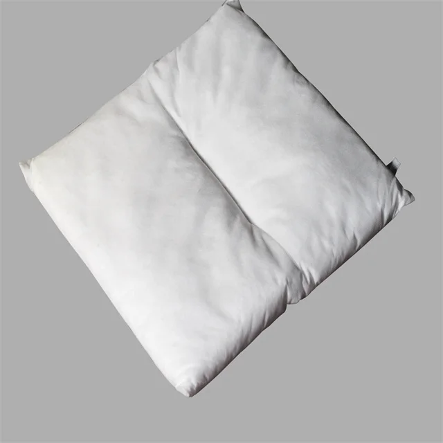 Oil Absorbent Manufacturer 16*18in White Color Oil Absorbing Pillow For Oil Spill