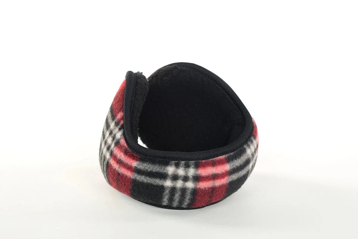 Новое поступление, женские зимние теплые наушники для девочек, теплые наушники в клетку, теплые наушники, повязка на голову