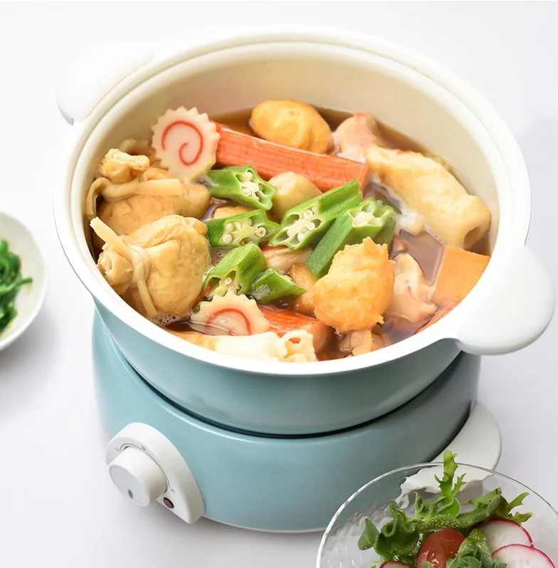 Electric Hot Pot with Induction Cooker Non-Stick Electric Skillet Electric Pot for Cooking Burner with Shabu Shabu Pot
