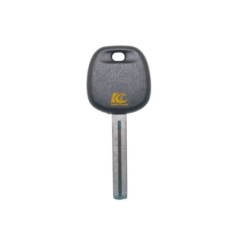 ForToyota Transponder key TOY40 brass blade black plug can hold wedge glass and TPX chips