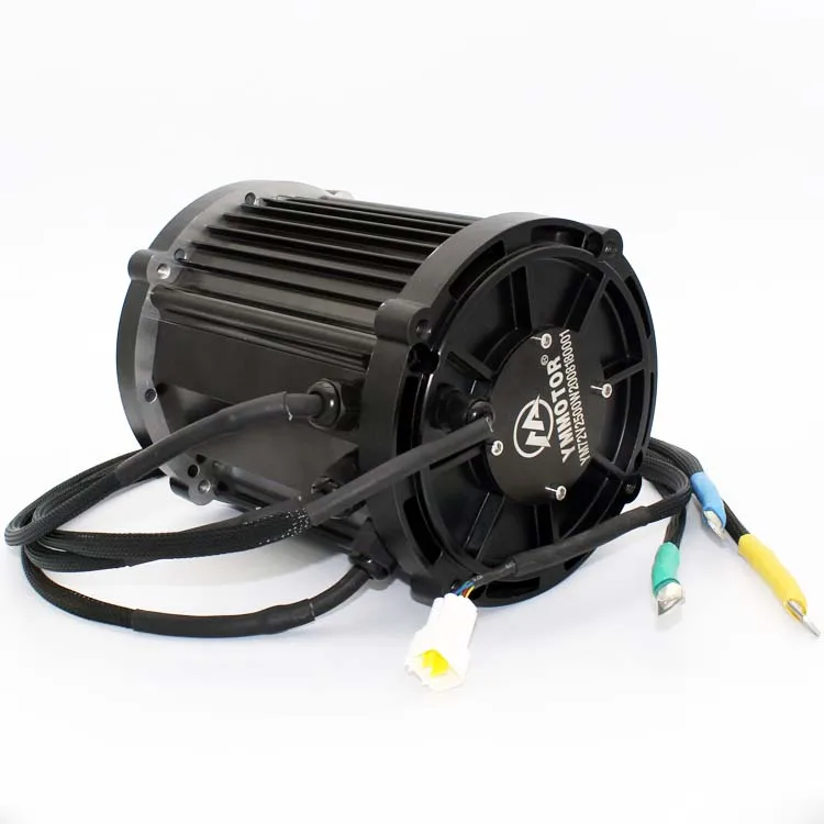 YMMOTOR 145 5000w 48v-96v 6500rpm Chain PMSM Mid Drive Motor for Ebike Motorcycle