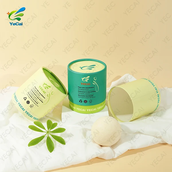 Eco-friendly Sustainable Luxurious bath serenity soak transformative batch ball paper tube packaging Sustainable Lux