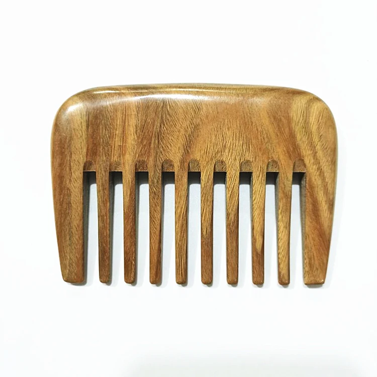9.5cm length pocket men exclusive beard straigthner sandal wood comb for mustache