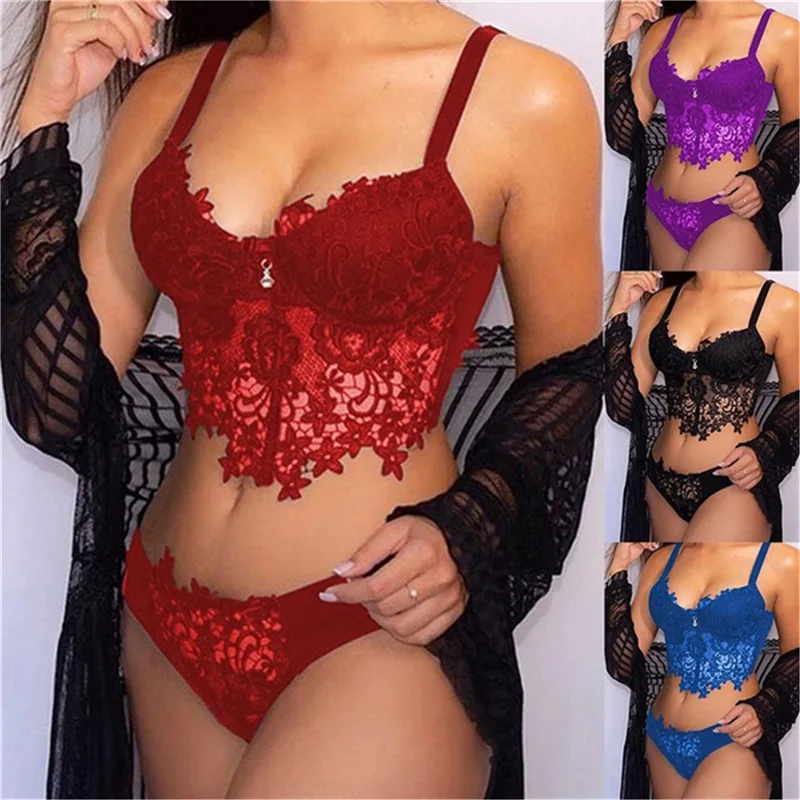 Wholesale  Female Private Label  Sexy Black Lace Trim  Wireless Bra Lingerie Dot Mesh Lace Bra Underwear Fat Sexy Lingerie
