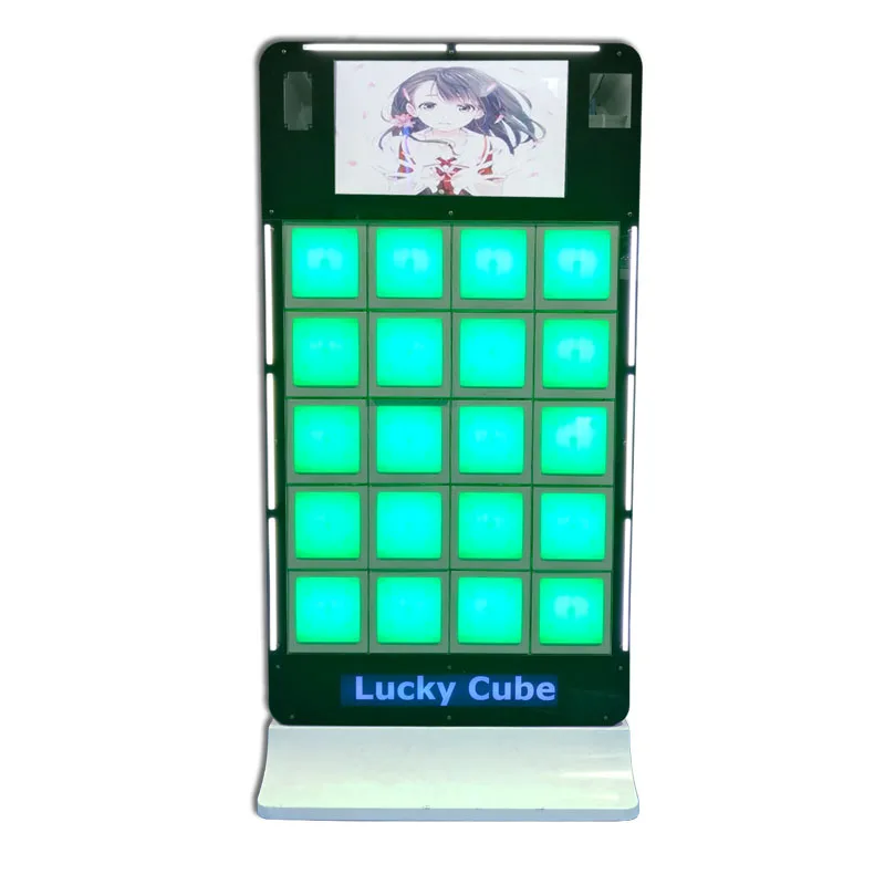 Игровой автомат Lucky Cube на монетах чувствительный сенсорный Зеленый с каждым сенсорным кубом в подарок