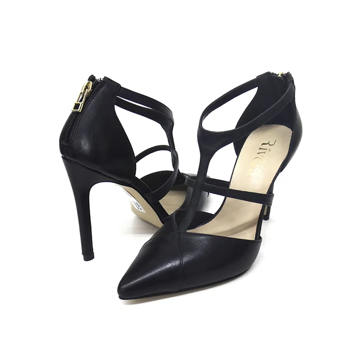 Sharp pointed leather sandals beautiful pumps women shoes