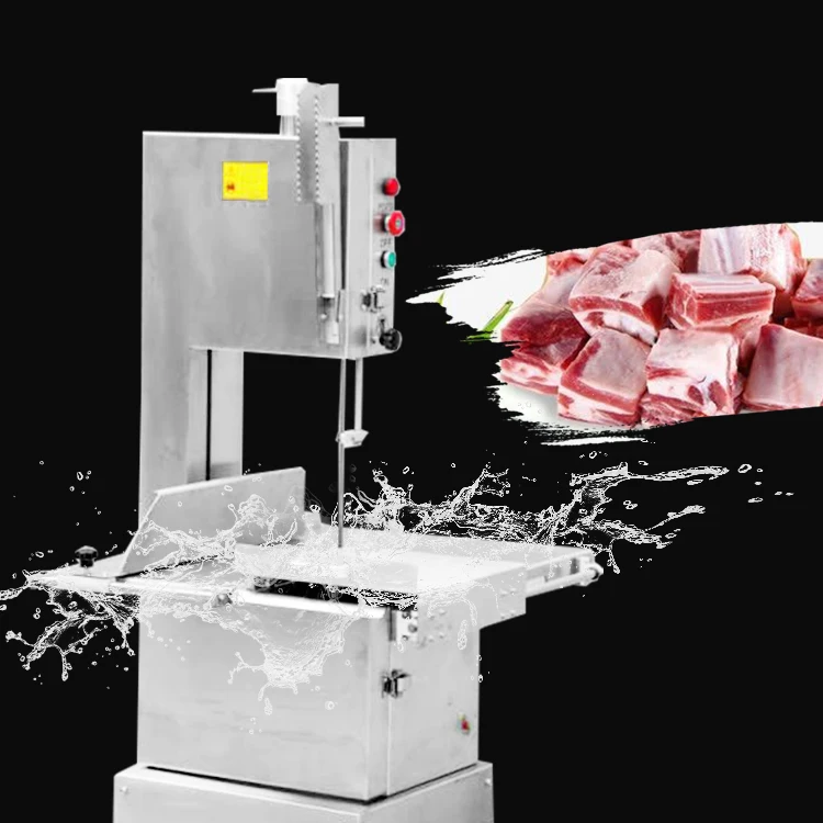 Manufacture electric stainless steel bone saw machine table top meat cutter for commercial factory direct