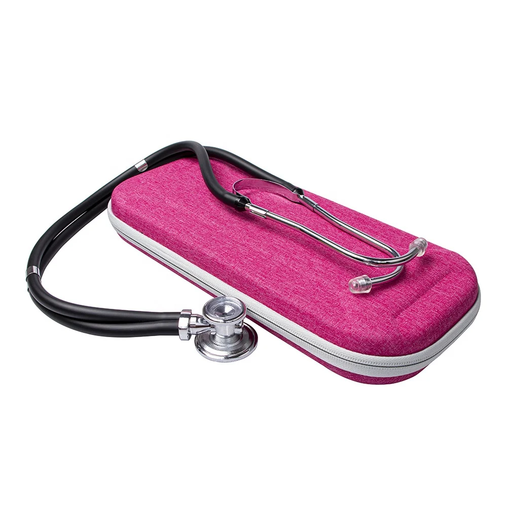 
Medical Littmann Storage Waterproof Portable carry pouch Hard Nylon Eva Stethoscope Case 