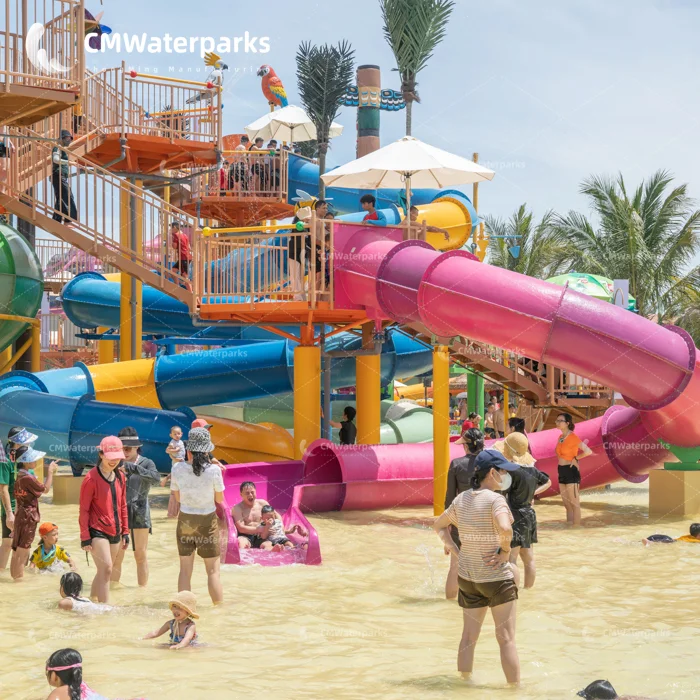 large  outdoor  fiberglass  water park toy combination   for sale