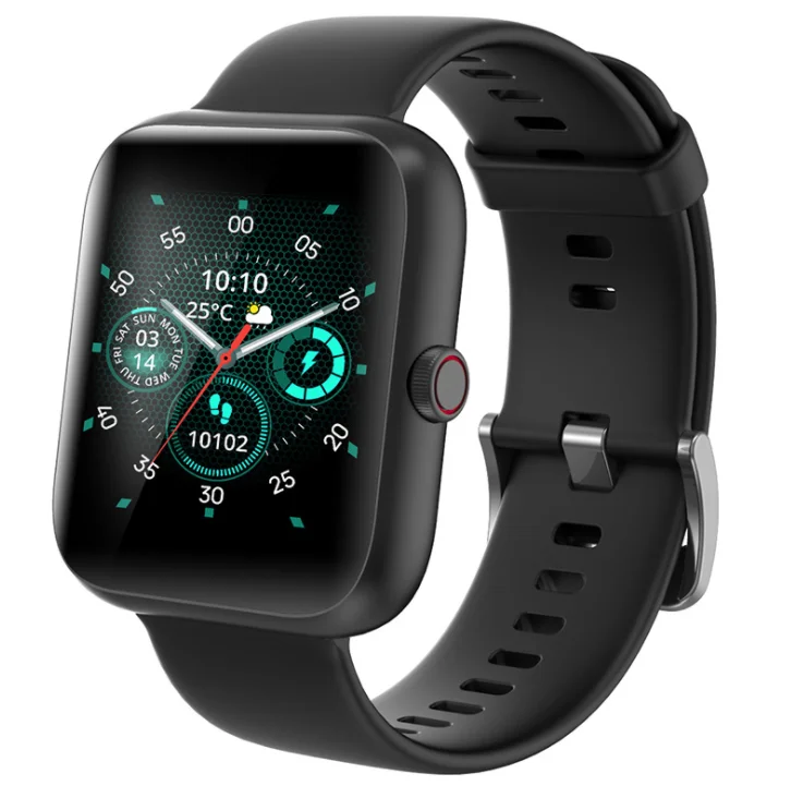 Модные спортивные тонкие водонепроницаемые Смарт-часы для измерения пульса и уровня кислорода в крови