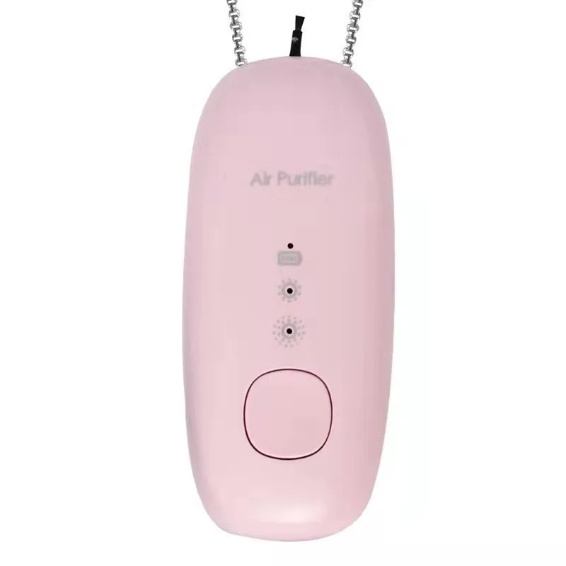 Portable mini ionizer air necklace negative ion air filter purifier with cheap price OEM brand