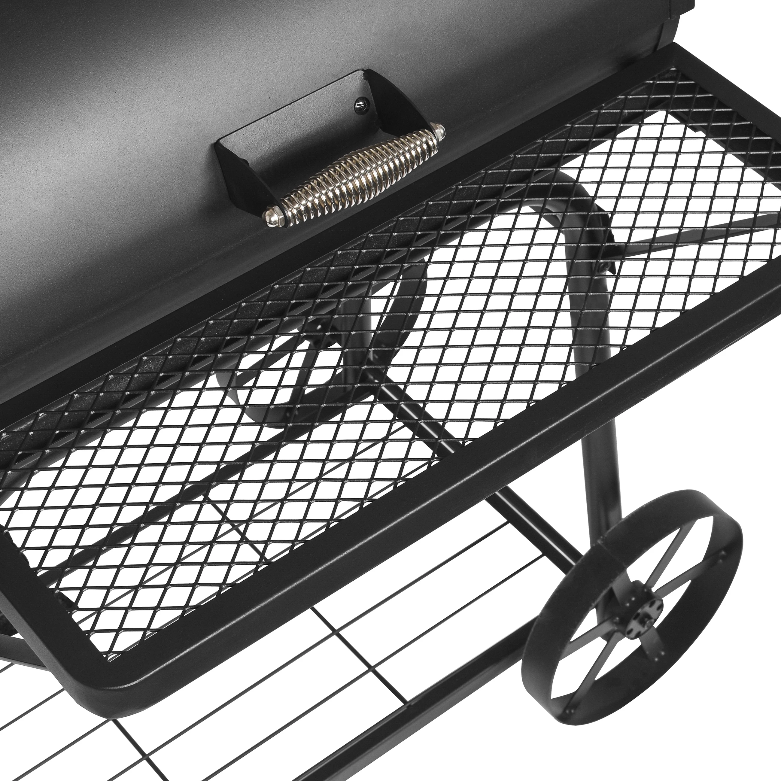 Offset Barbecue Smokers Heavy Duty Barbeque Grill Charcoal Outdoor Garden Patio Premium BBQ Smoker Oven