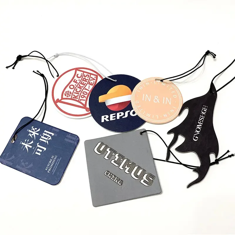 Cusrtom Mini Air Freshener Scented Hanging Card Aroma Air Deodorant Perfume Cards Flavour & Fragranceair Air Freshener For Card