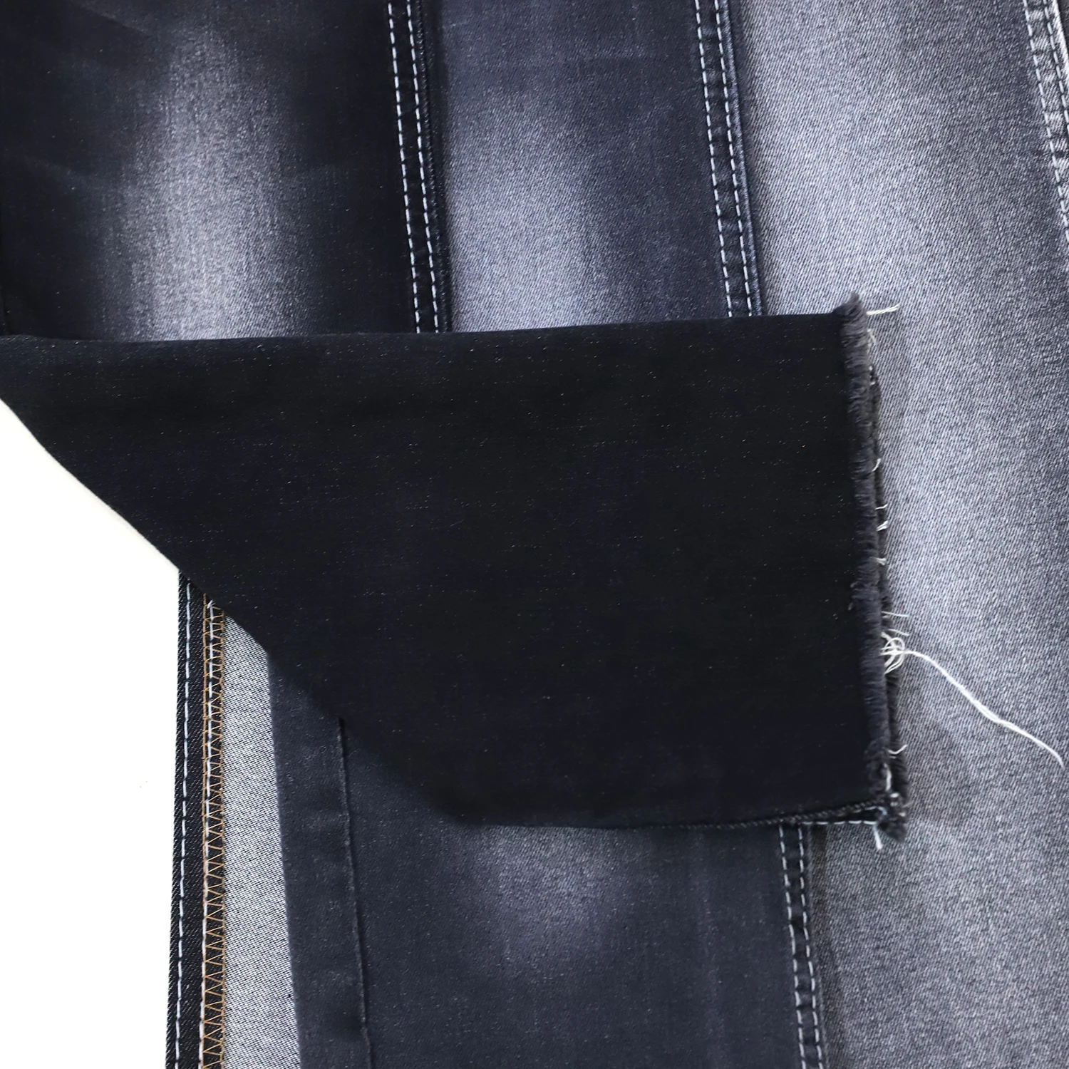 10.1 oz Stretch Jeans Fabric Cotton/Poly/Rayon/Spandex Roll of Denim Fabric High Quality