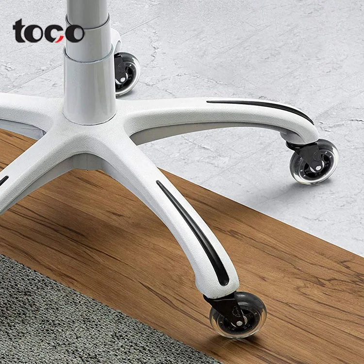toco office chair transparent PU caster wheel  table desk pu wheel lockable casters