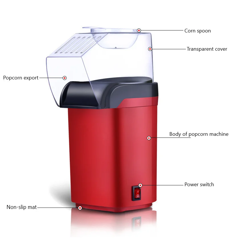 High Quality  Automatic Gas Commercial Popcorn Making Machine