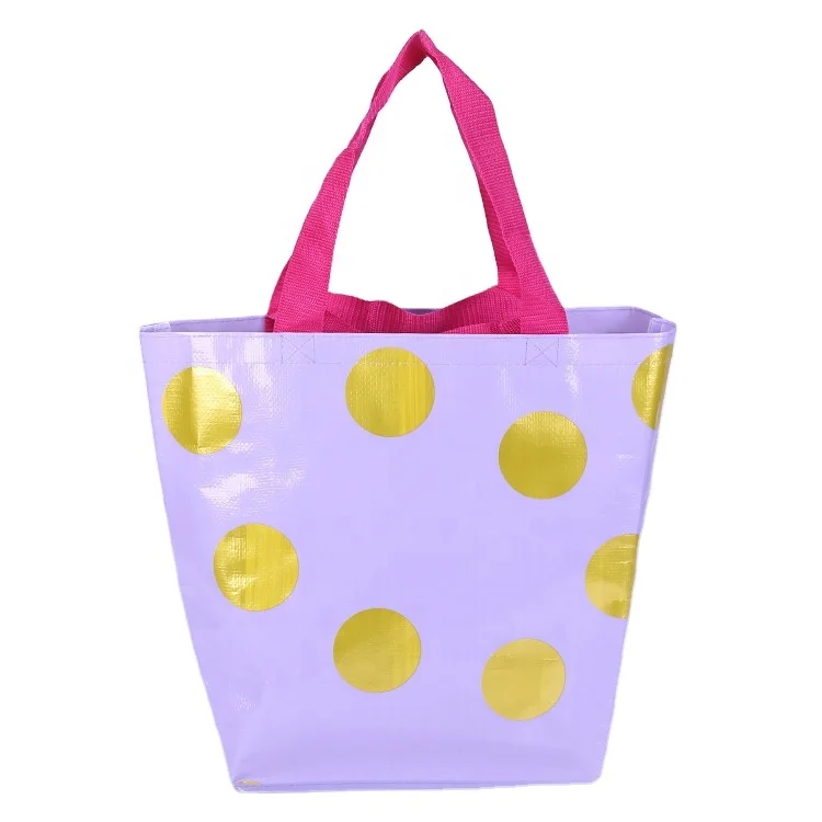 China Factory Custom Recycled PP Laminated Woven Shopping Bag