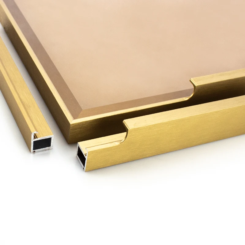 Aluminum Alloy Wardrobe Door Profiles Handle Profile Glass Door Profiles Frame Wardrobe Door