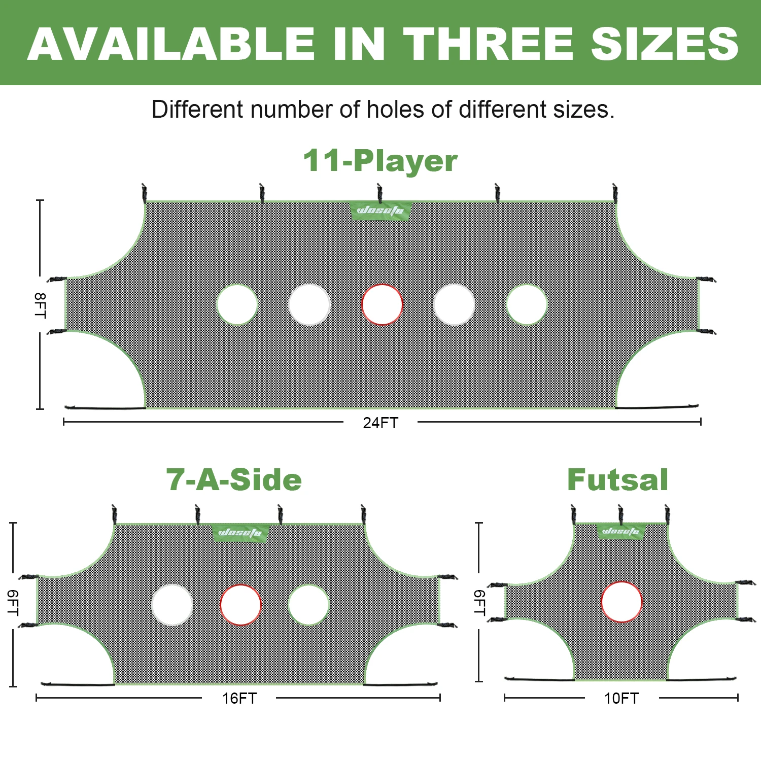 Wholesale soccer goal target soccer training equipment network to improve the accuracy of kicking practice shooting and training