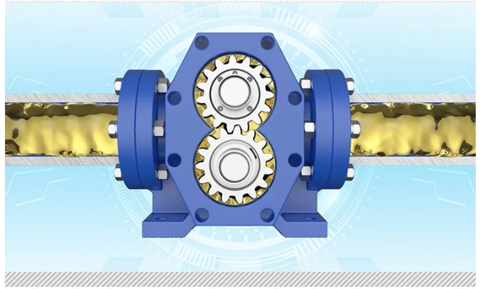 E32 hyva gear pump gear pump 44cc 25L/m Excavator gear pump