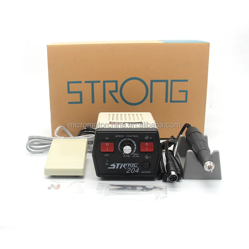 Surgical Polishing Machine Portable Dental Electric Handpiece Motor 35000rpm Strong Micromotor 204