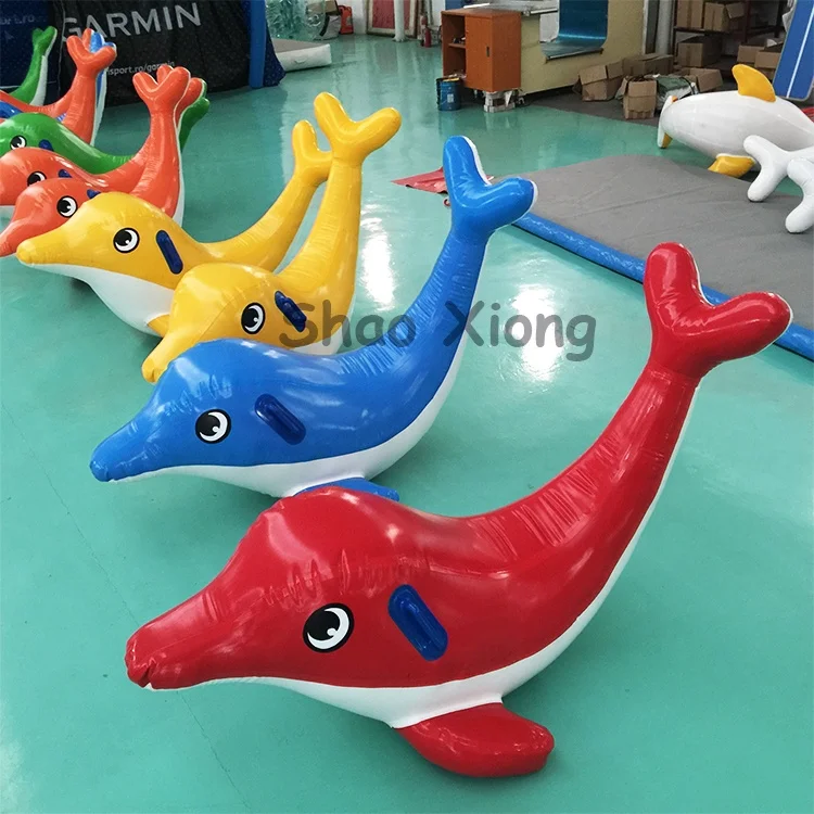 Playground Funny Water Games Seesaw Inflatable Floating Water Totter Pool Toys Air Seesaw