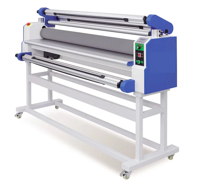 Automatic 1600mm cold laminating machine roll to roll film soft vinyl thermal laminator