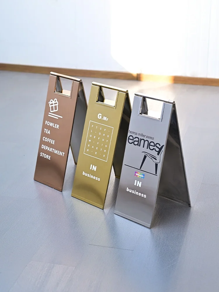 Kexian Factory Custom Stainless Steel No Parking Signs Traffic Sign Stand Warning Caution Wet Floor Sign