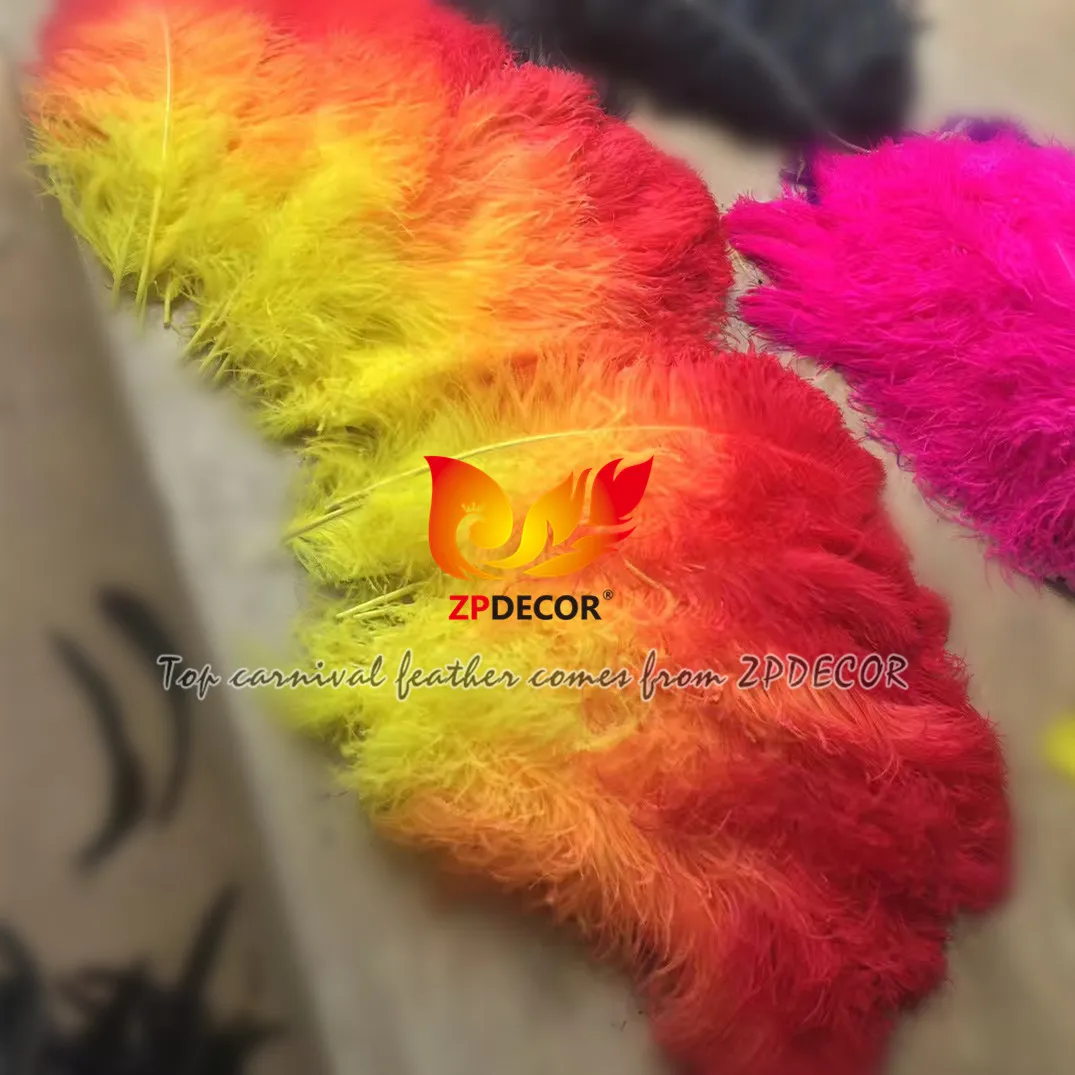  ZPDECOR реальная Доставка отборные высококачественные большие окрашенные страусиные перья для карнавального костюма