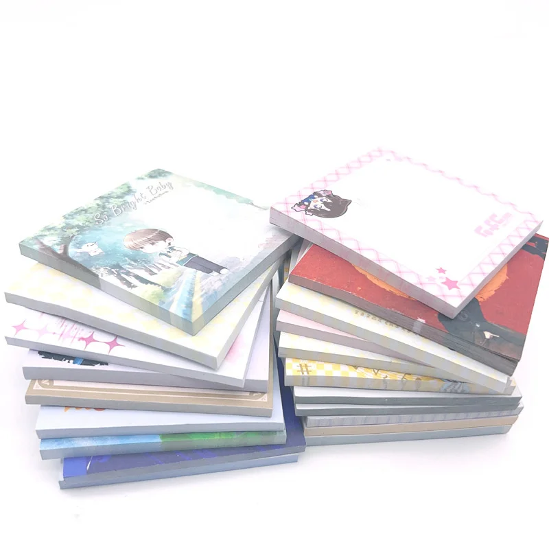 Sticky Notes It Post Note Promotional Custom Logo Printed Folding Sticky Note