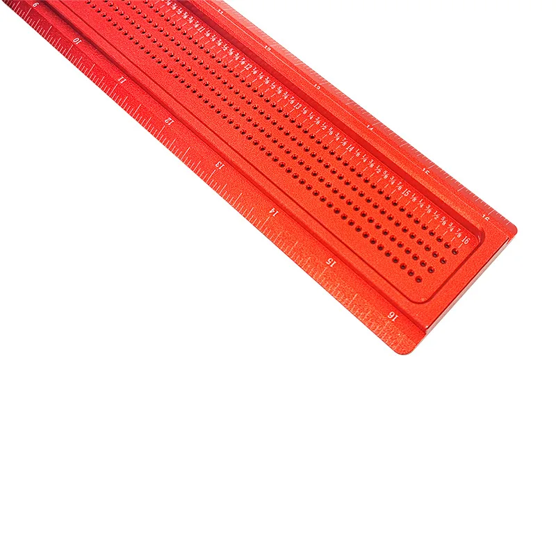 16inch Woodworking Scribe T-type Ruler Lengthen Scribing Ruler Aluminum alloy Line Drawing Marking Gauge DIY Measuring Tool