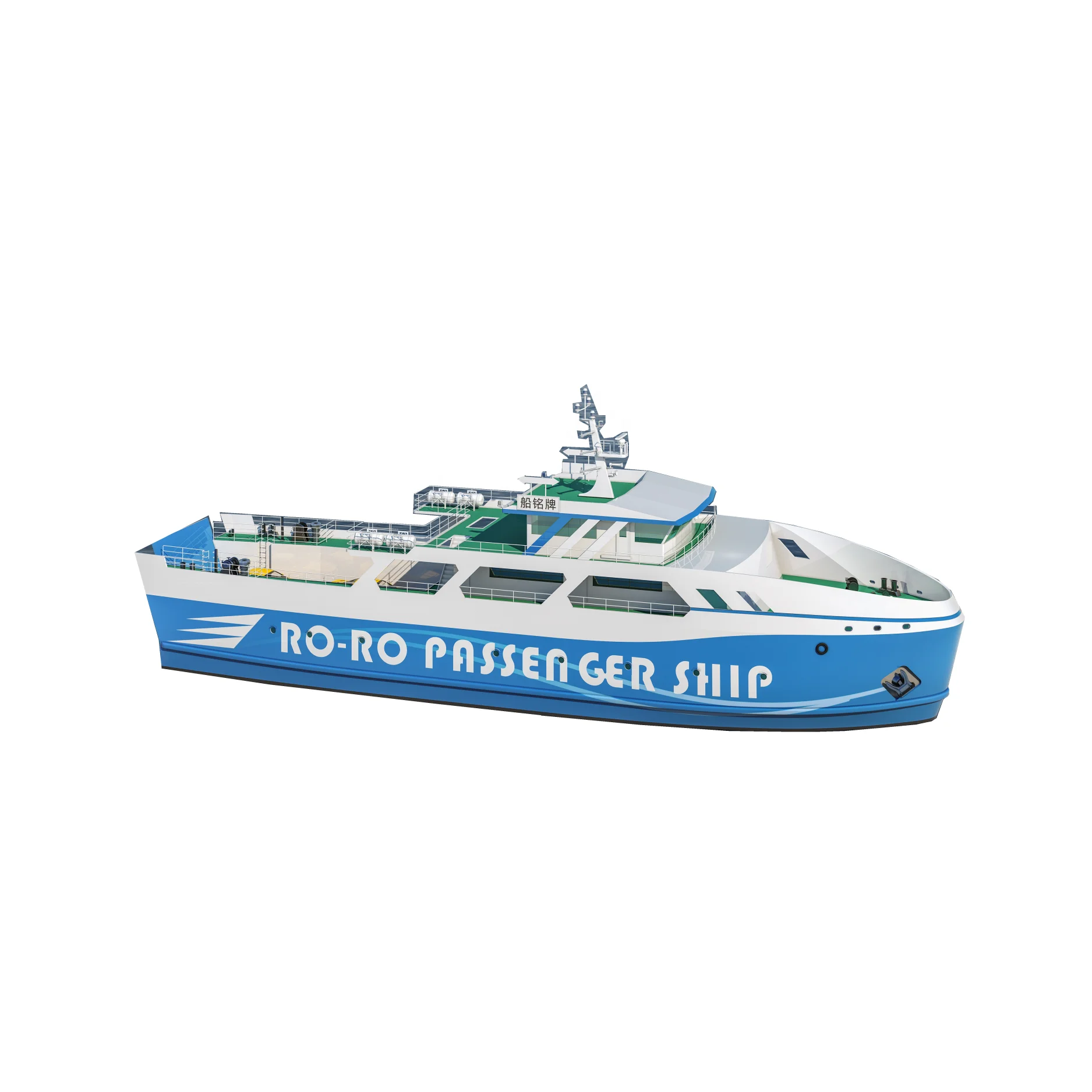 42m 177Seats Marine Steel  Passenger  Catamaran Boat