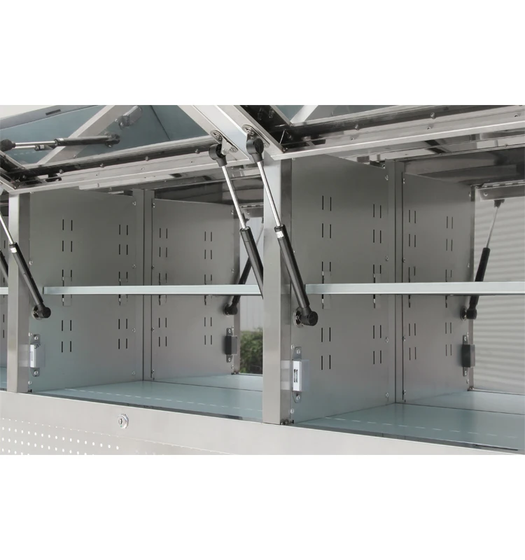 hot sale 72 Inch Anti-Fingerprints Stainless Steel Rolling Tool Cabinet Tool Chest on wheels tool storage system